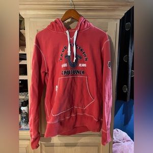 True Religion Distressed Hoodie Sz M *RARE*